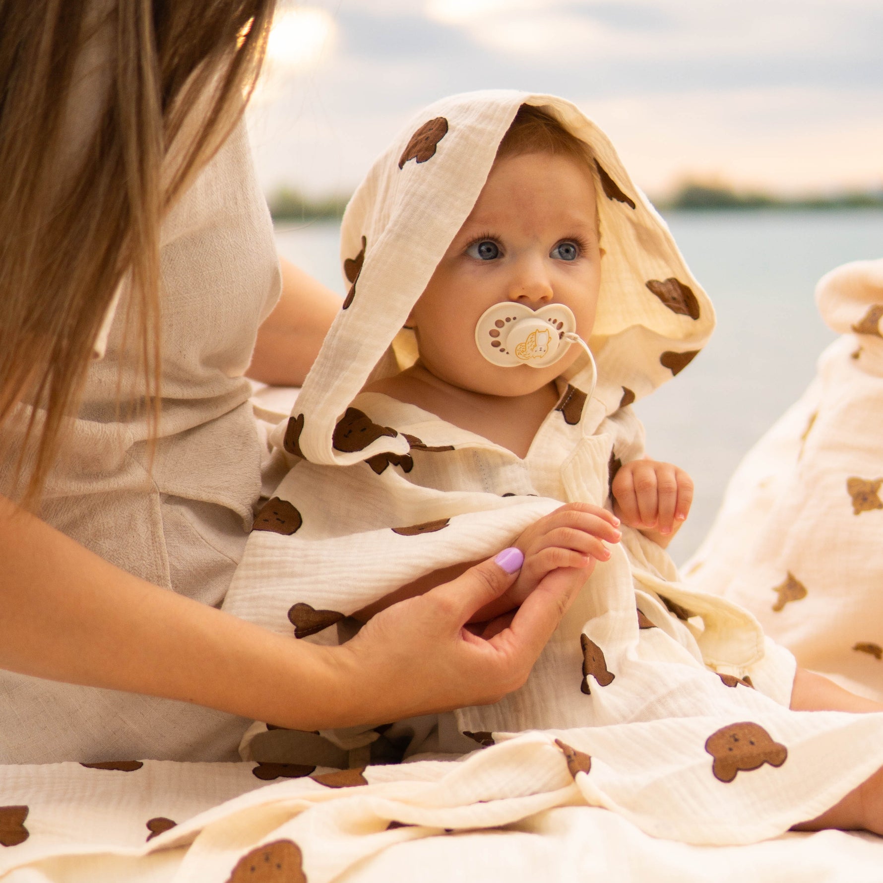 Muslin ponco za plažu