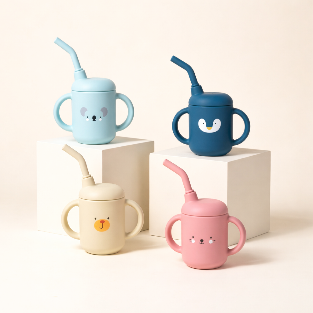 Silicone Straw Cup for Babies – Les Petits Citrons