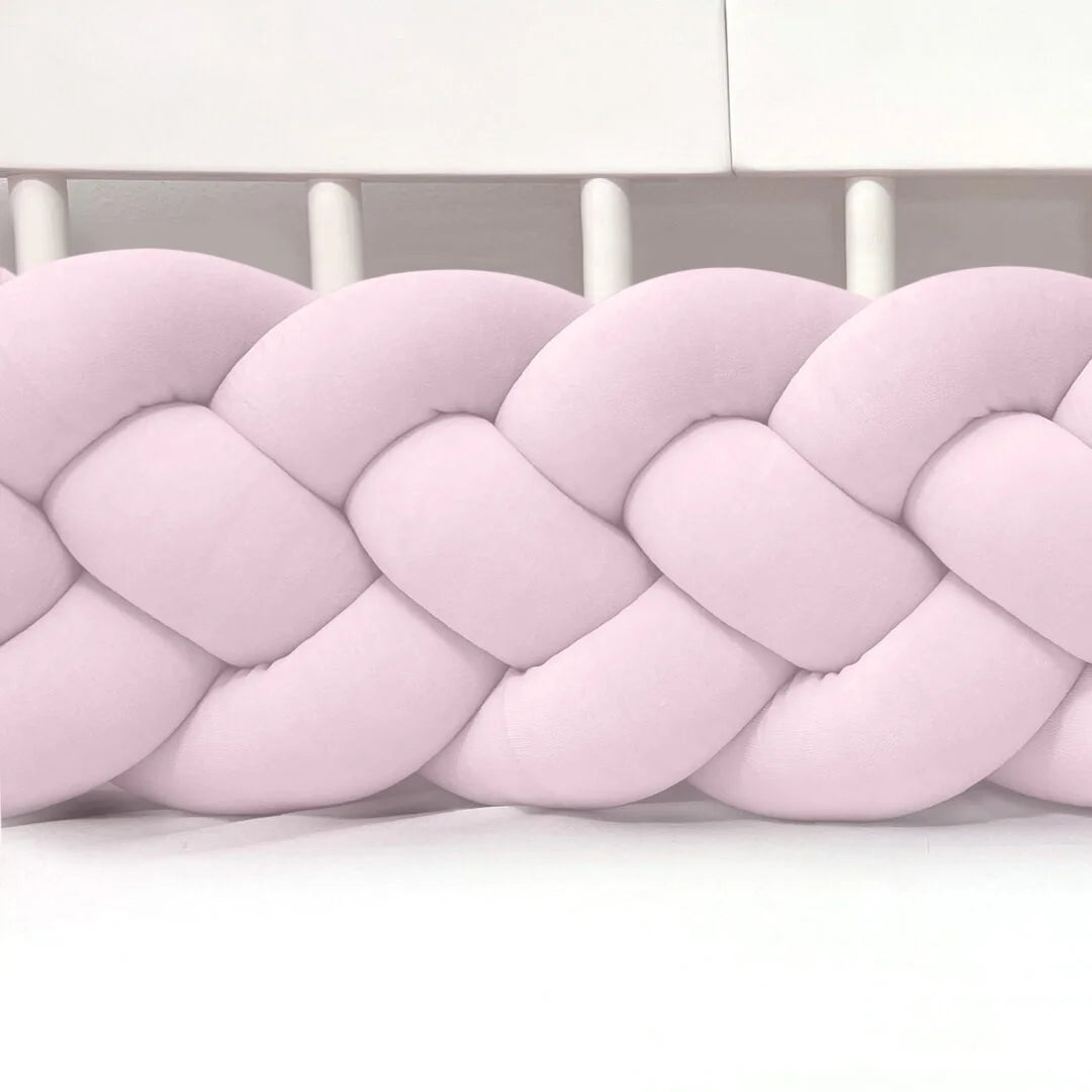 Braided crib bumper – PREMIUM VELVET
